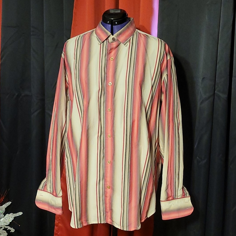 Tommy Bahama mens long sleeve button down shirt